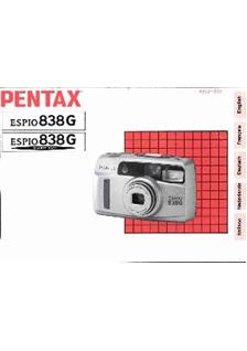 Pentax Espio 838 G Printed Manual